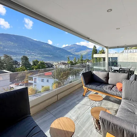 Majestic & Exclusive View Of - Swiss Alps Apartament Sion