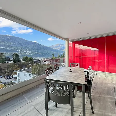 Lägenhet Majestic & Exclusive View Of - Swiss Alps